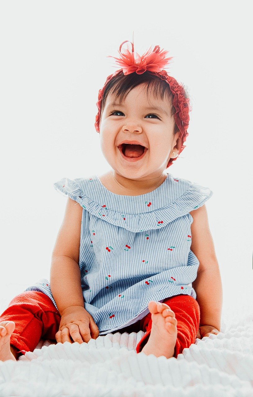 bebe, smile, baby